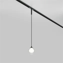 Трековый подвесной светильник Пузырь / Bubble Basity 3000K/6000K 4Вт 360° (Черный) TR181PL-1-4WTW-B