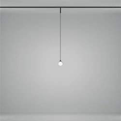 Трековый подвесной светильник Пузырь / Bubble Basity 3000K/6000K 4Вт 360° (Черный) TR181PL-1-4WTW-B