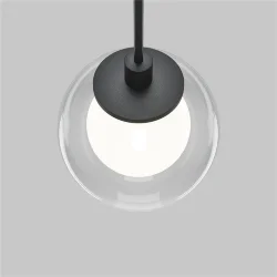 Трековый подвесной светильник Пузырь / Bubble Basity 3000K/6000K 4Вт 360° (Черный) TR181PL-1-4WTW-B