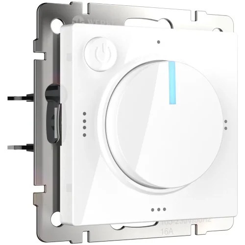 Терморегулятор электромеханический для теплого пола (белый) W1151101 - фото