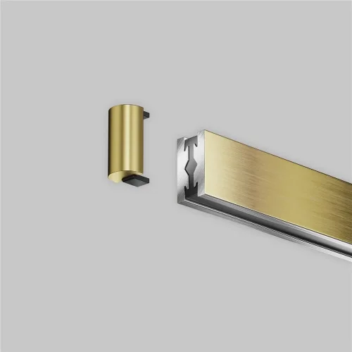 Заглушка торцевая для шинопровода Flarity,1 шт., латунь (Латунь) TRA154EC-BS - фото 4