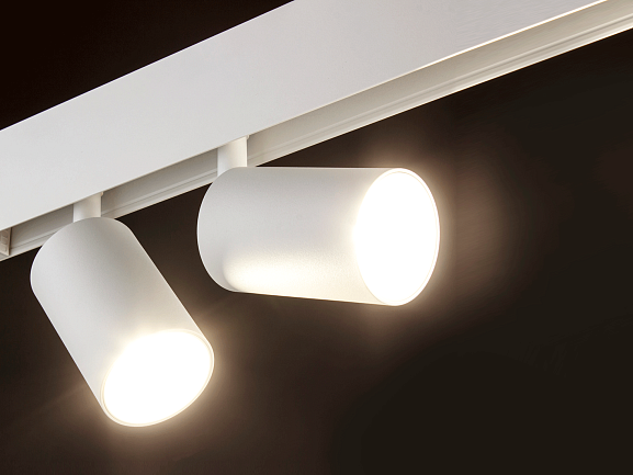 Светильник-спот светодиодный , серия SY-LINK, Белый, 2*10Вт, IP20, Теплый белый (3000К), SY-LINK-DBS-WH-2/10-WW. Фото 2