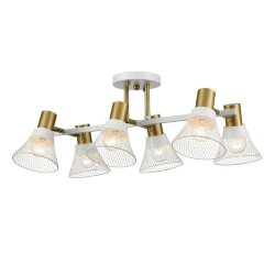 Люстра потолочная «LUMION» 8045/6C, серия: ANRIYA (крепление на планке) - -