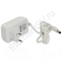 Сетевой адаптер CS-1205, 12V 0,5A 6W, Z12, штекер 5.5x2.1, белый корпус