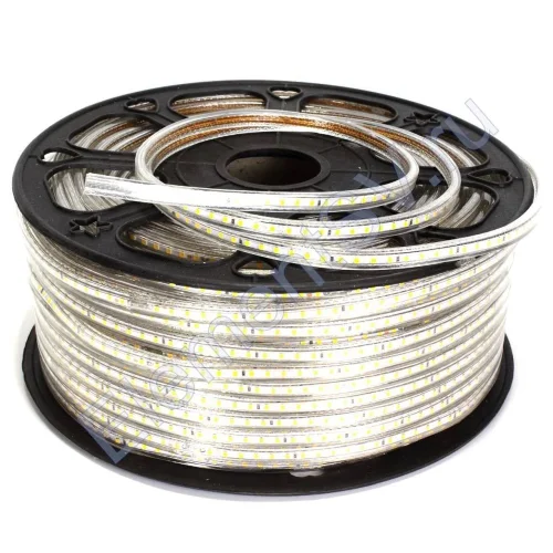 Светодиодная лента 220V 2835 120Led Warm White, 220F, IP68 - фото 2.