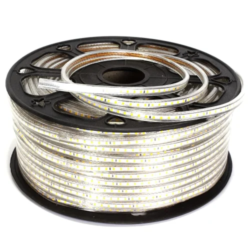 Светодиодная лента 220V 2835 120Led Warm White, 220F, IP68 - фото II