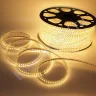 Светодиодная лента 220V 2835 120Led Warm White, 220F, IP68 - фото.