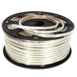 Светодиодная лента 220V 2835 120Led Warm White, 220F, IP68