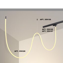 Светильник светодиодный "ГИБКИЙ НЕОН" «Novotech» 359328, серия: RAMO