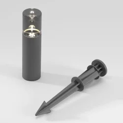 Светильник садово-парковый светодиодный Hidden серый 35166/S серый (066035)