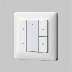 4-х кнопочная DALI DT6 панель для одной группы и 4-х сцен (Белый)