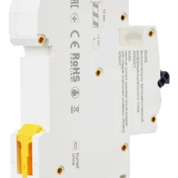 Выключатель автоматический дифференциального тока 2п (1P+N) C 6А 30мА тип AC АВДТ B06S 18мм ARMAT IEK AR-B06S-1N-C06C030