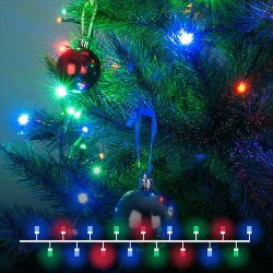 Гирлянда нить "Мишура" мульти 5м IP20 400-004 мульти (056074)