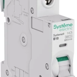 Выключатель автоматический модульный 1п B 10А 6кА АВ Systeme9 230В SE S9F21110