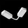 Коннектор питания угловой встраиваемый 6см Radity белый (Белый) - фото 3