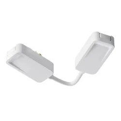 Коннектор питания угловой встраиваемый 6см Radity белый (Белый) TRA084CPC-W-12