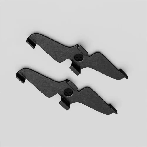 Фиксатор для накладного монтажа Exility черный, 2шт (Черный) - фото 2