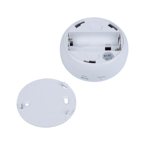 USN-A502 TS-WF WHITE Умный датчик температуры и влажности Wi-Fi, с экраном, на батарейках AAAx2 н-к адаптер 5V н-к, Звуковое+PUSH оповещение, Накладной, Белый, Приложение UnielSmart, TM Uniel - фото 6