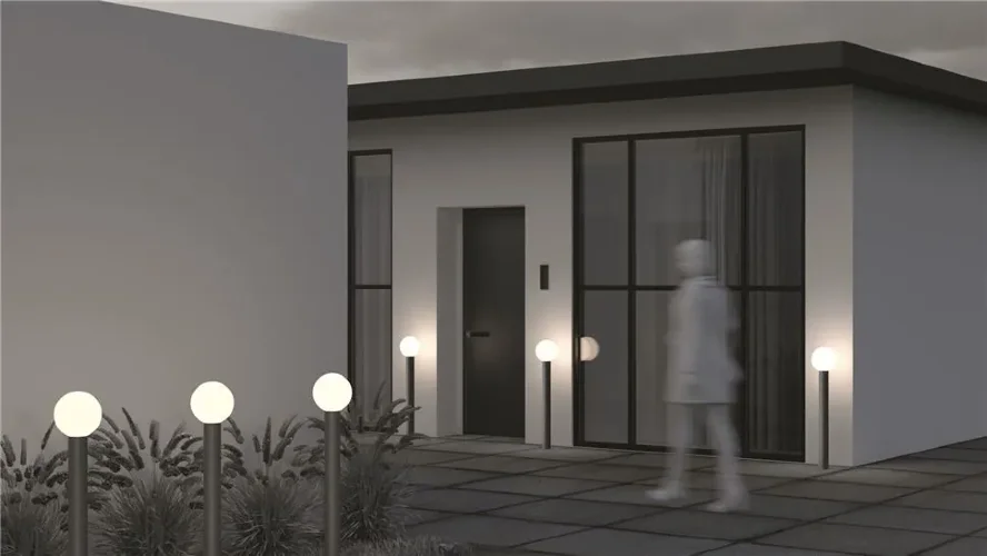 Ландшафтный светильник Bold E27х1 60Вт IP 54 (Серый) - фото 8