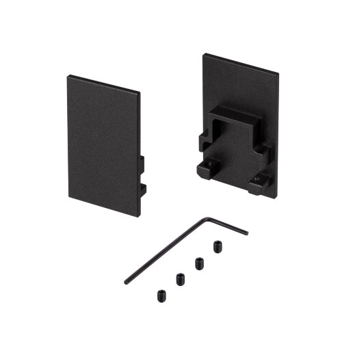 Заглушка SL-COMFORT-2542 BLACK глухая (Arlight, Металл) - фото 1