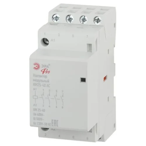 Контактор модульный КМ25-40 AC PRO NO-902-298 ЭРА Б0049163 - фото