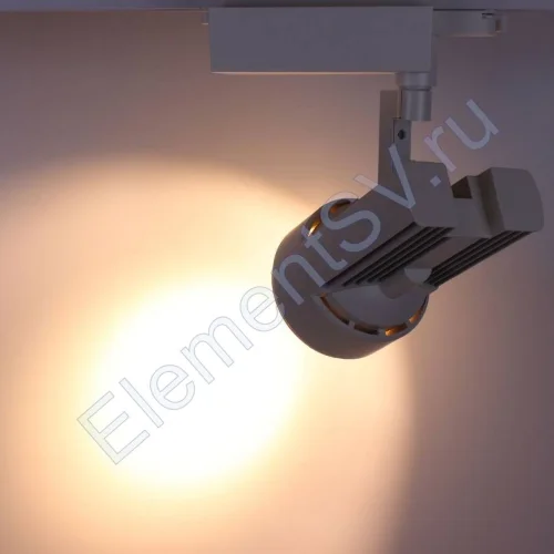 Светодиодный светильник трековый JH-GDD 2L PX65 (50W, 220V, white body, 30deg, warm white) - фото 2.