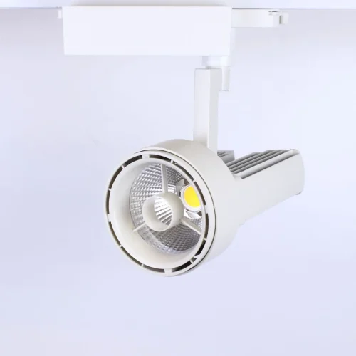 Светодиодный светильник трековый JH-GDD 2L PX65 (50W, 220V, white body, 30deg, warm white) - фото I