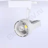 Светодиодный светильник трековый JH-GDD 2L PX65 (50W, 220V, white body, 30deg, warm white) - фото.