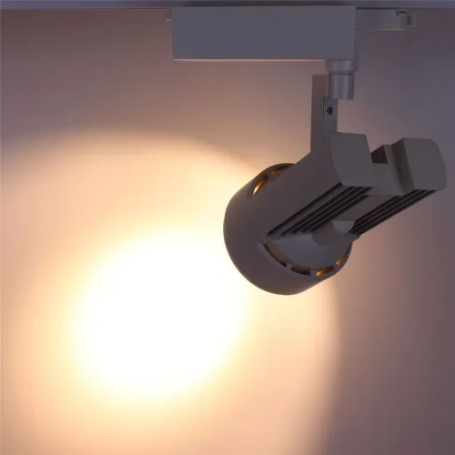 Светодиодный светильник трековый JH-GDD 2L PX65 (50W, 220V, white body, 30deg, warm white) - фото II