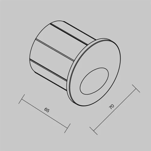 Подсветка для лестниц Bil 3000К 3Вт IP 54 (Белый) - фото 10
