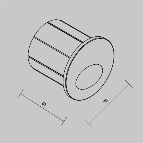 Подсветка для лестниц Bil 3000К 3Вт IP 54 (Белый) - фото 10