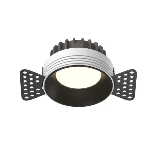Встраиваемый светильник Okno 3000-4000-6000K 8W 100° IP 44 (Черный) - фото
