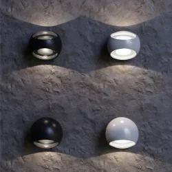 Настенный светильник (бра) Stream 6,4Вт 3000K IP 54 (Черный)