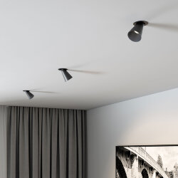 Светильник встраиваемый поворотный светодиодный Bell 8W 4000K черный 25097/LED (068057)