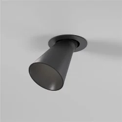 Светильник встраиваемый поворотный с антибликовой решеткой Bell 8W 4000K черный 25097/LED (068057)