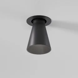 Светильник встраиваемый поворотный с антибликовой решеткой Bell 8W 4000K черный 25097/LED (068057)