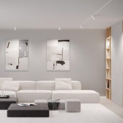 Трековый низковольтный смарт-светильник диммируемый со сменой цв.температуры, (пульт ДУ/Smart Life) «Novotech» 359491, серия: FLUM - Приложение Tuya Smart