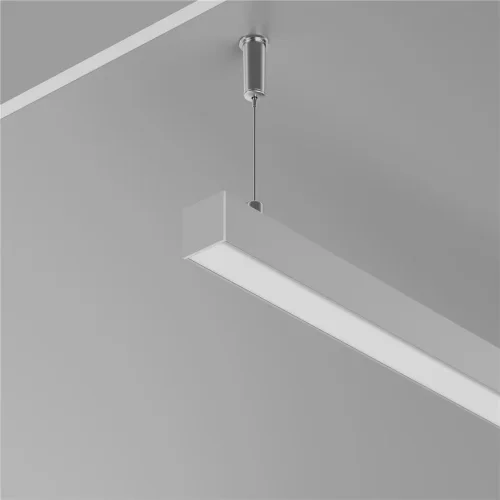 Алюминиевый профиль накладной-подвесной 25x22 (Серебро, 2 м), ALM-2522-S-2M 633012 (Серебро) - фото 7