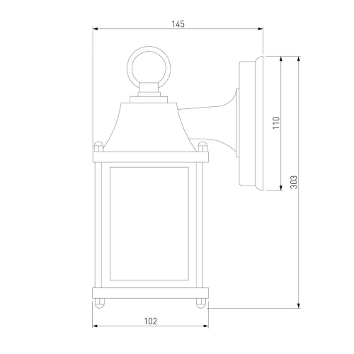 Уличный настенный светильник Brick белый IP33 1008D белый - фото 4