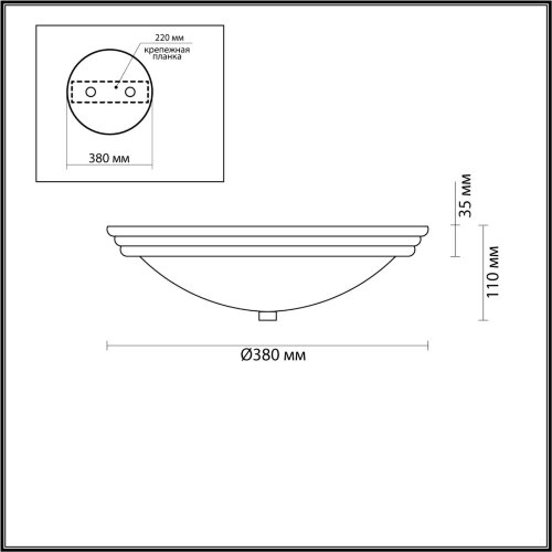 Настенно-потолочный светильник «LUMION» 5261/3C, серия: KAYLA (крепление на планке). Фото 3.