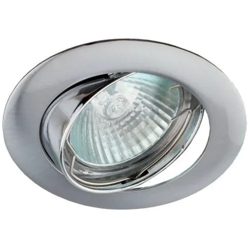 Светильник точечный KL1A CH 50Вт MR16 12В литой поворотн. хром. ЭРА C0043656 - фото 2