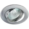 Светильник точечный KL1A CH 50Вт MR16 12В литой поворотн. хром. ЭРА C0043656 - фото 2