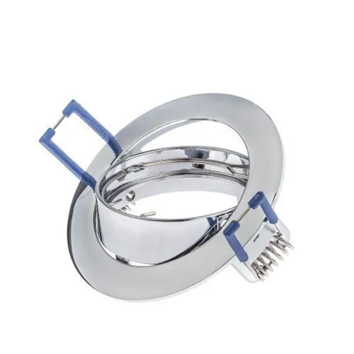 Светильник точечный KL1A CH 50Вт MR16 12В литой поворотн. хром. ЭРА C0043656 - фото 4