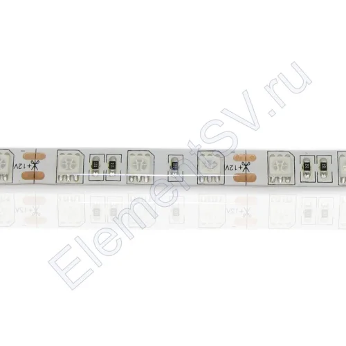 Светодиодная лента Standart class, 5050, 60led/m, Blue, 12V, IP65 - фото 2.
