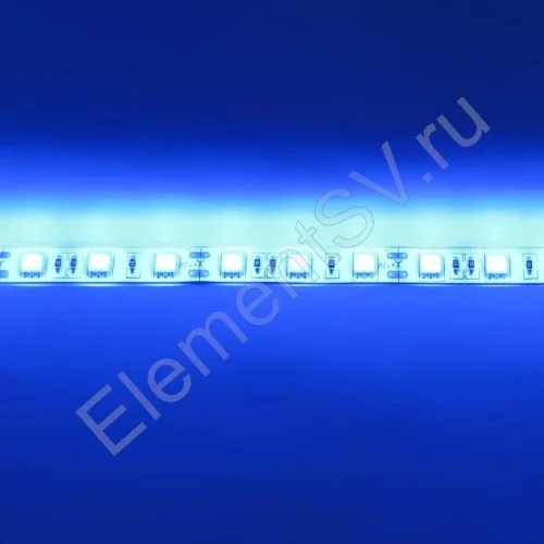 Светодиодная лента Standart class, 5050, 60led/m, Blue, 12V, IP65 - фото 3.