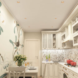 Встраиваемый светильник, IP 20, 10 Вт, GU5.3, LED, белый/бронзовый, пластик, Denkirs DK3071-WBR