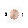 DK3071-WBR Встраиваемый светильник, IP 20, 10 Вт, GU5.3, LED, белый/бронзовый, пластик.