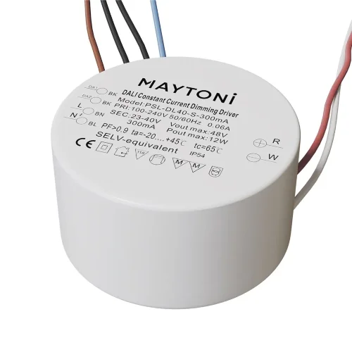 Источник питания DALI DT6 12Вт IP54 (Белый) PSL-DL40-S-300mA - фото