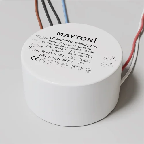 Источник питания DALI DT6 12Вт IP54 (Белый) PSL-DL40-S-300mA - фото 3