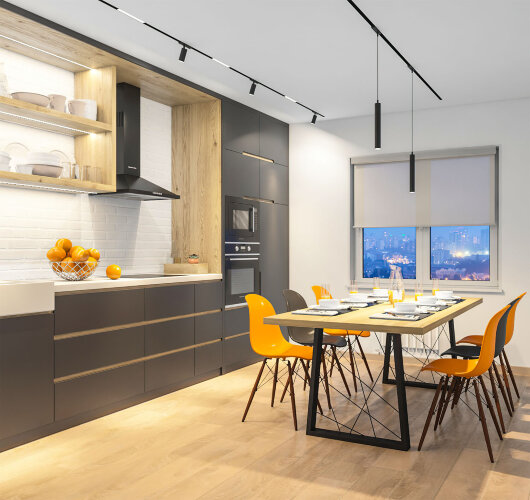 DK8008-BK Подвесной светильник SMART SPOT 9W DIM 2700K-6000K черный. Фото 7